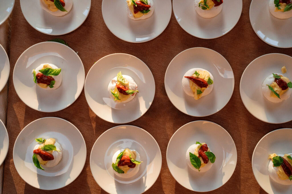 The Village community hosts a social club event with elegant appetizers in San Antonio.
